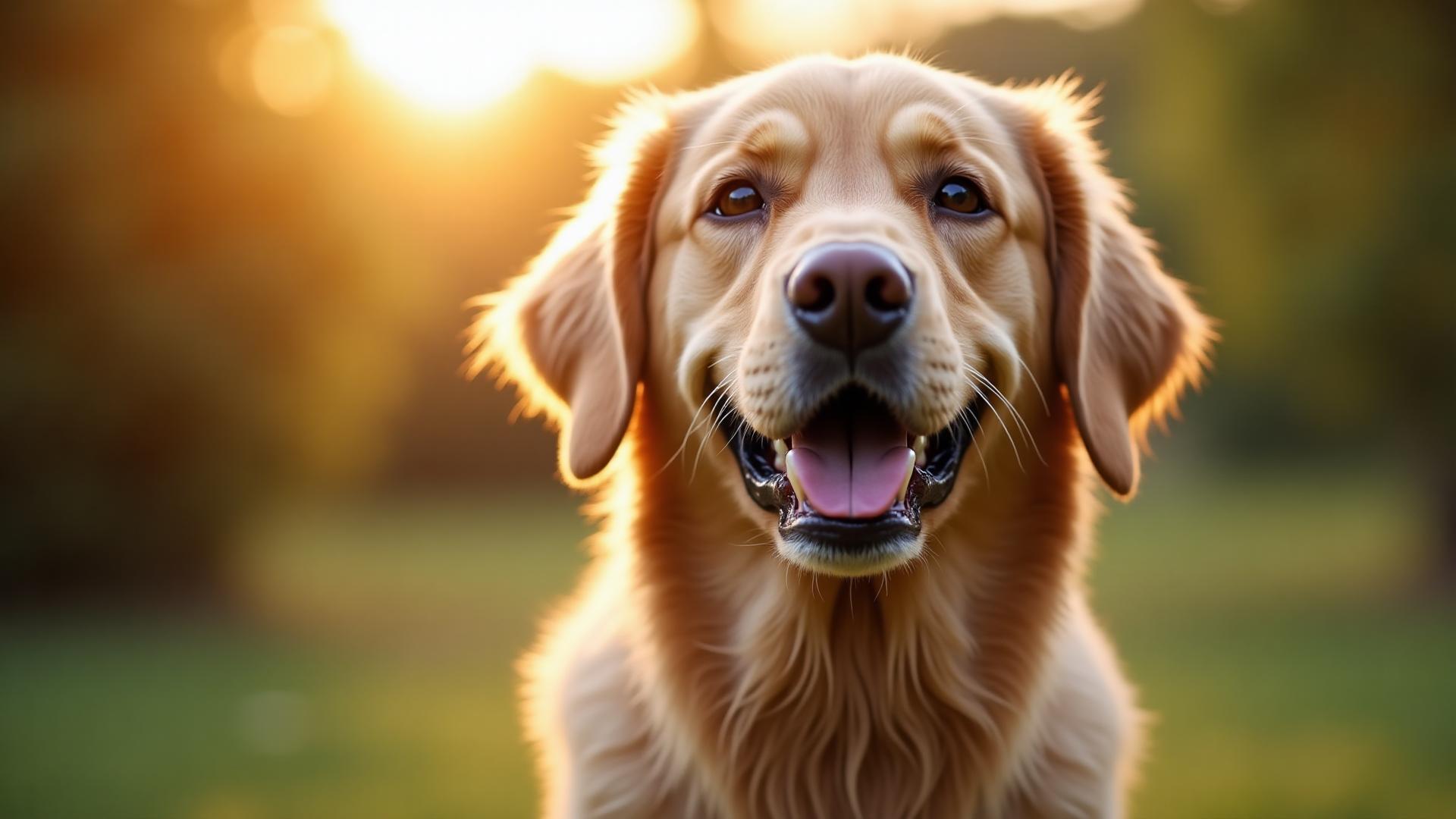 Happy pet celebrating joy and love